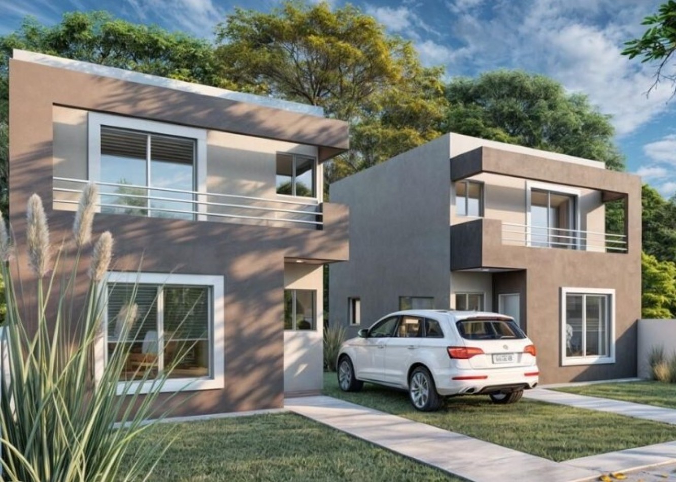 DUPLEX en construccion a 50 mts de la AV.79 de acceso a la Localidad